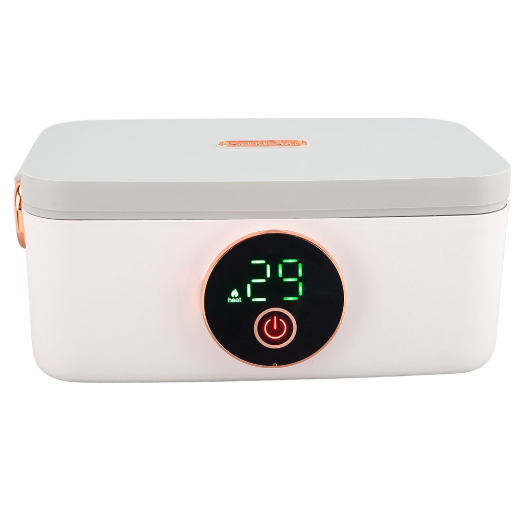 EYE Electric Lunch Box 1L Capacity USB Rechargeable Portable Cordless Heated Lunch Box for Office Tr