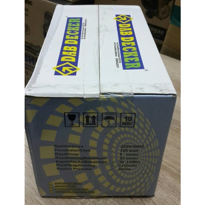 MESIN POMPA AIR DAB 125D/POMPA AIR DABDEKKER/MESIN POMPA AIR PENDORONG