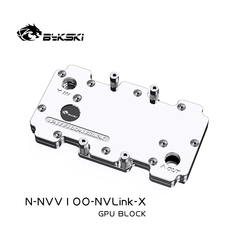 QCOOL GPU Water Block for NVIDIA V100 NVLink Video Card Cooled Radiator / N-NVV100-NVLink-X
