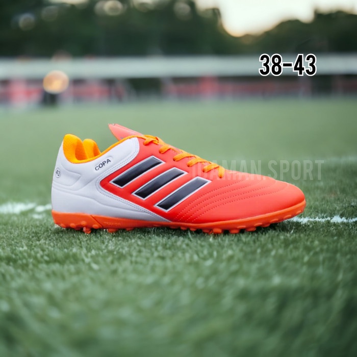 Promo Super Murah Sepatu Futsal Adidas Copa Best Seller -Spatu Futsal Gerigi Hitam Grigi Non Cod