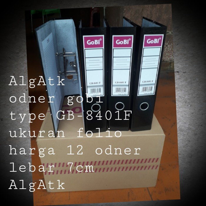 

Odner Gobi Size Folio Isi 12 Pcs Lebar 7Cm.