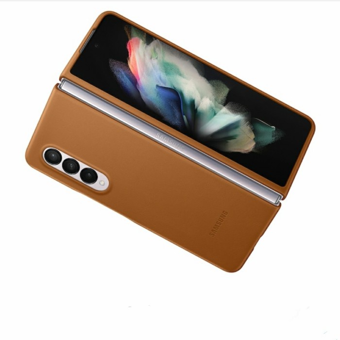 BONIFACE LEATHER COVER CASE Z FOLD 3 CASING KULIT