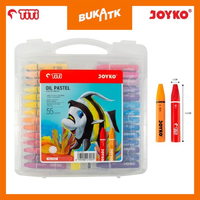 

Crayon Joyko 55 Warna Oil Pastel