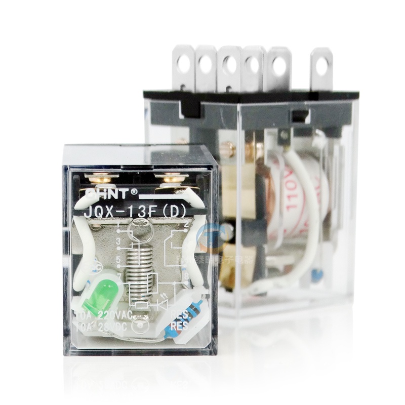 MDA 5pcs/lot CHINT General Mini Plug-in Relay JQX-13F with Indicator LY2 220V 24V