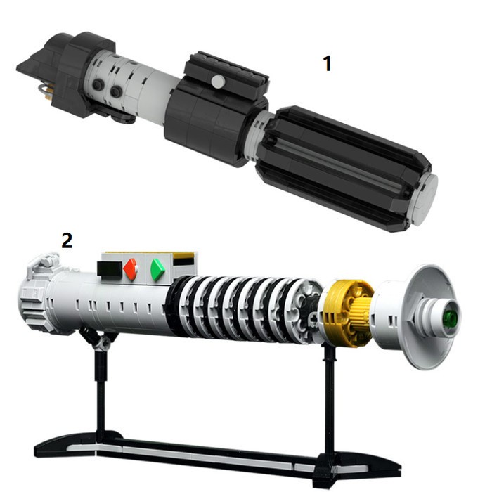 Star Wars Lightsaber Lightsaber Darth Vader Obiwan MOC Ideas