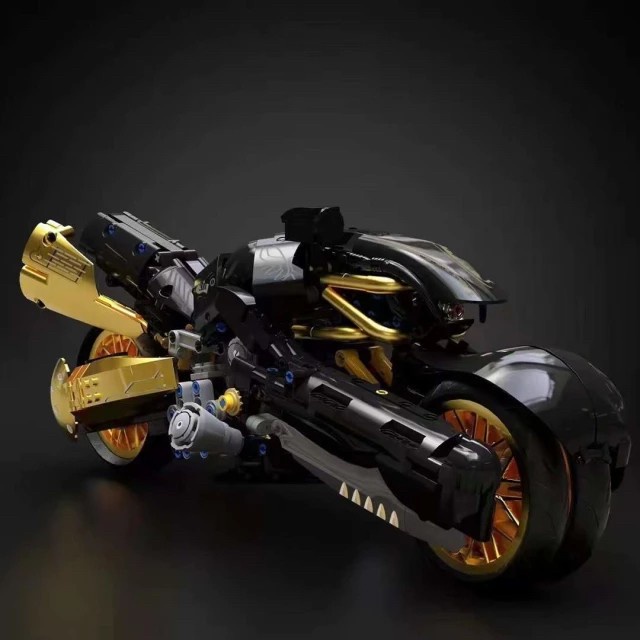 Square Enix Final FantaBrick VII FF 7 FF7 Cloud Strife Fenrir Bike Motorcycle Action Figure Mini