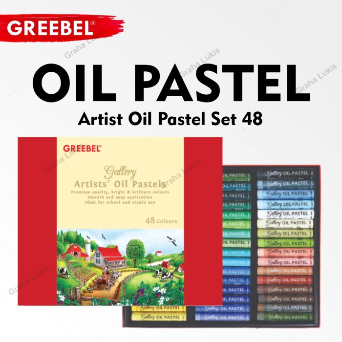 

Sale Greebel Artist'S Oil Pastel Set / Krayon Set 48
