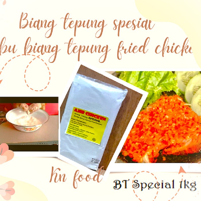 

Biang Tepung Fried Chicken Special 1Kg -Tepung Bumbu Ayam Chicken 1Kg Berkualitas