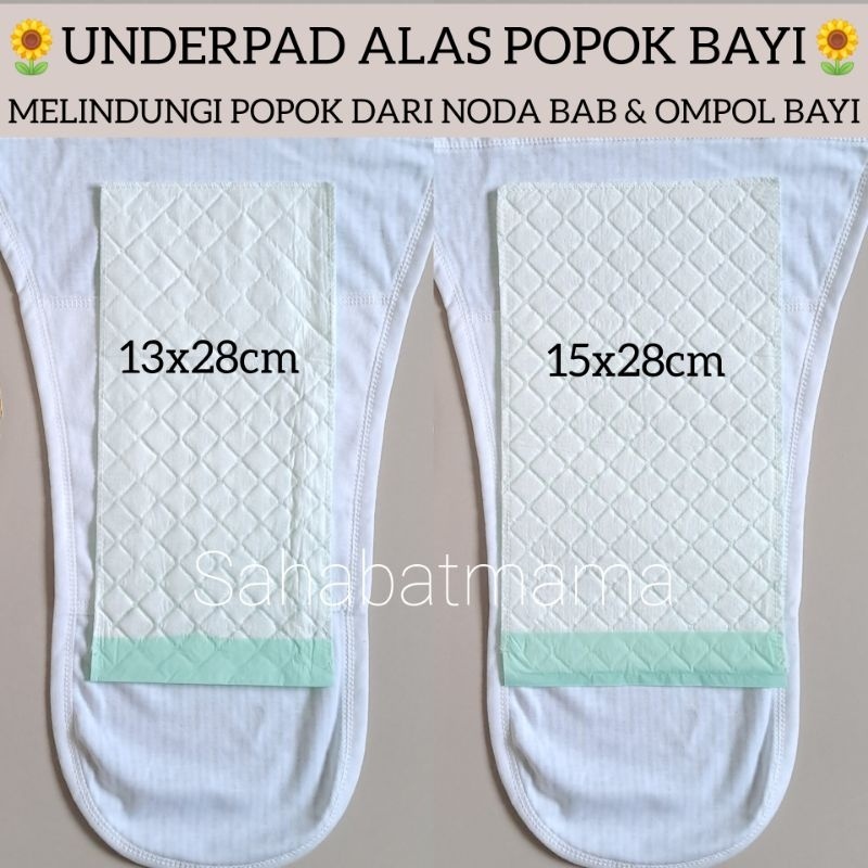 Hotss Underpad Bayi Isi 50 Insert Popok Alas Ompol Popok Bayi Baru Lahir