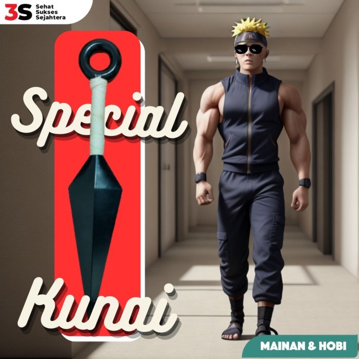 Jy Kunai Naruto kunai mainan Alat Cosplay Ninja yang Realistis