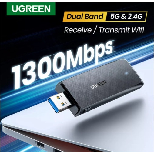 Ugreen Dual Band 2.4GHz 5GHz Wireless Wifi USB Adapter Network Card