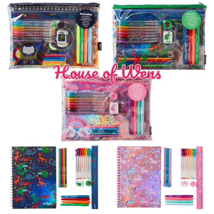 

SMIGGLE FASHION STATIONERY KIT - PAKET ALAT TULIS SMIGGLE ORIGINAL