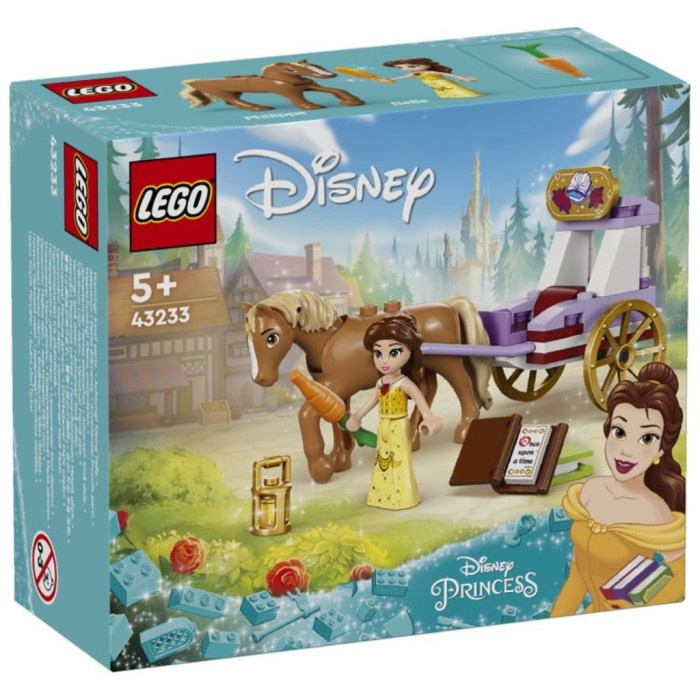 Lego City DIY Brick Kereta Kuda Disney Princess Belle Mini Figure
