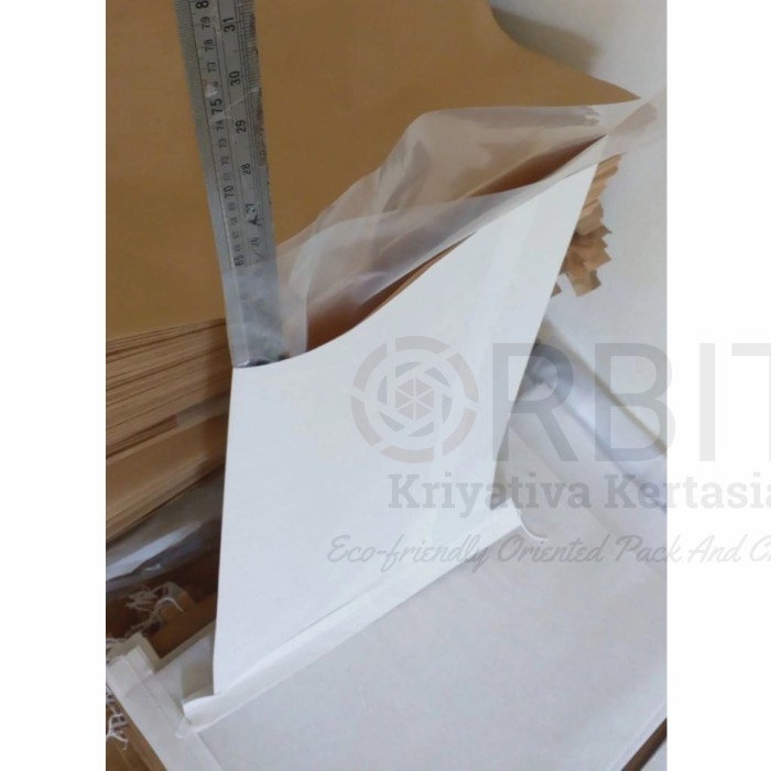 Flashshow Kraft Putih Karung Tepung 10 Kg Paper Bag Kertas Semen Packing Elegan