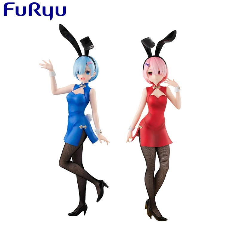TAOCO Original Furyu Re: Zero Starting Life in Another World 30cm Chinese Style Cheongsam Rem Ram Bu