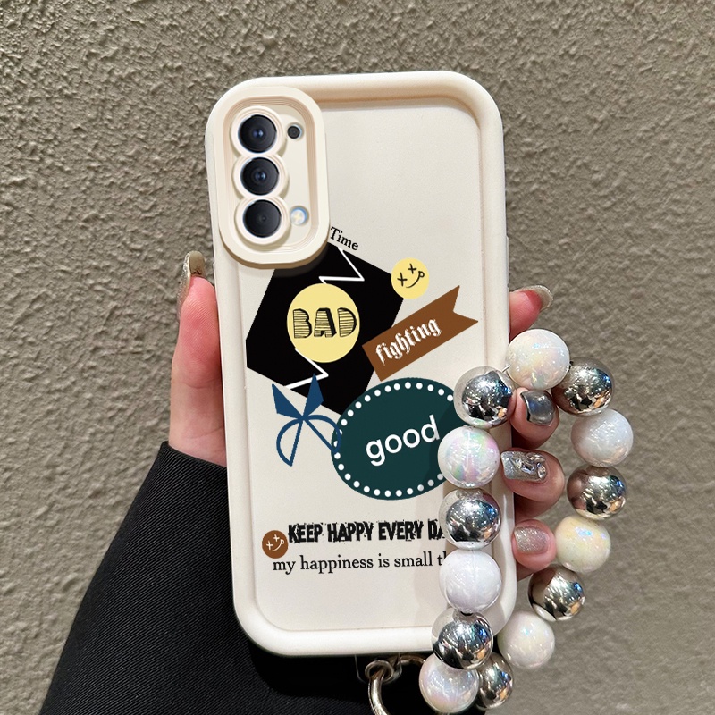 Casing Hp Untuk OPPO Reno 4 4G Reno4 Reno 4 5G A94 F19 Pro Reno 5F Reno 5 Lite Case Casing gelang Ke