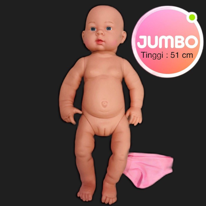 Mainan boneka bayi jumbo new born
