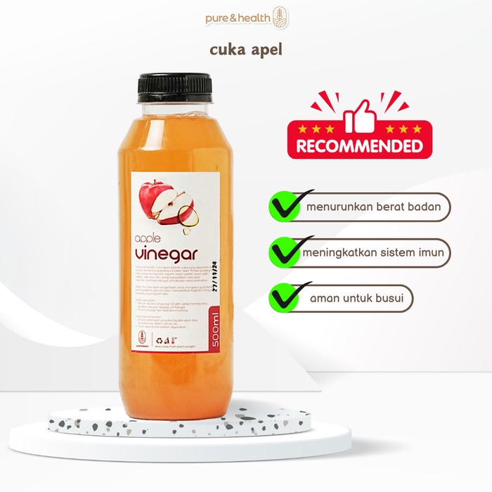 

Cuka Apel Asli - Apple Cider Vinegar with The Mother 500ml