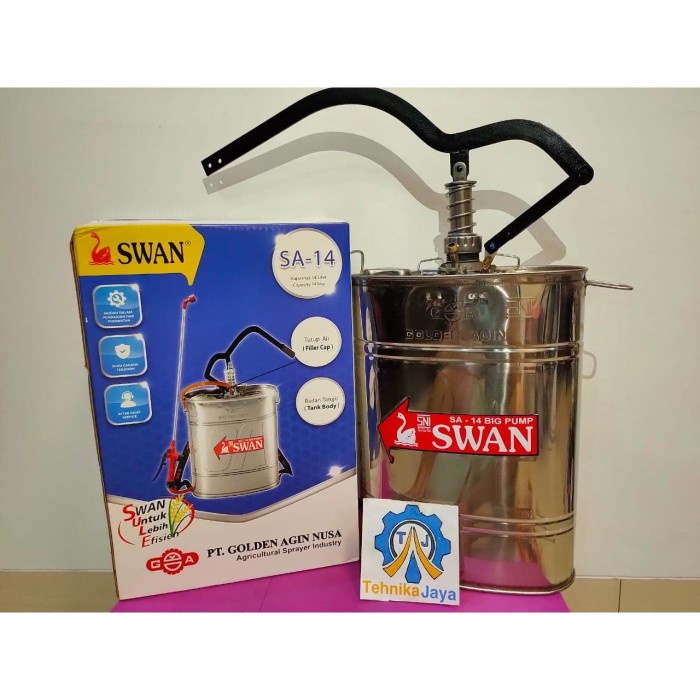 Alat Semprot Sprayer Swan SA-14 Tangki 14L stainless steel manual