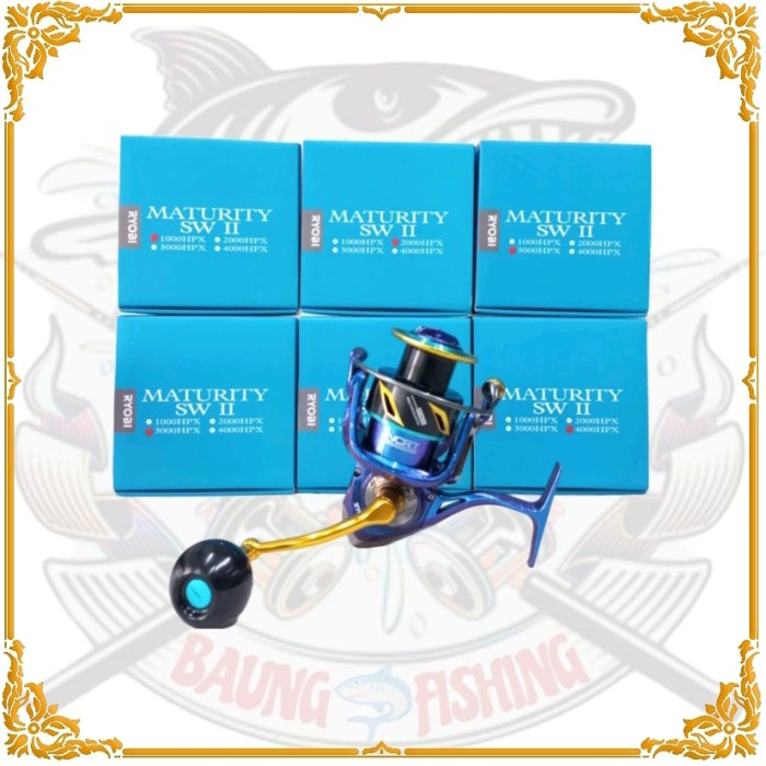 Reel pancing ryobi maturity sw ii 1000 2000 3000 4000 6000
