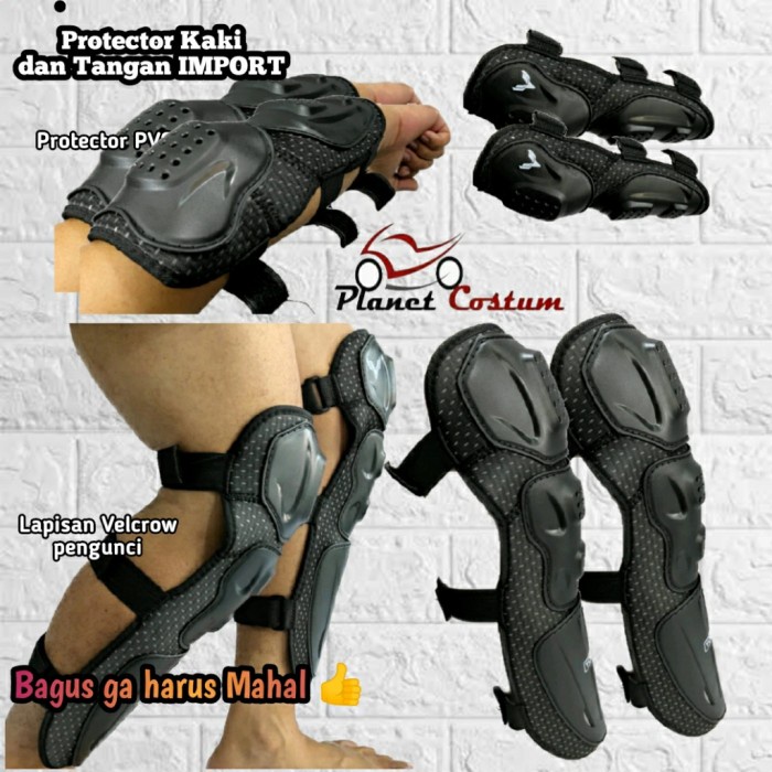 Decker FTN tangan kaki protector lutut siku bikers sepeda motor cross