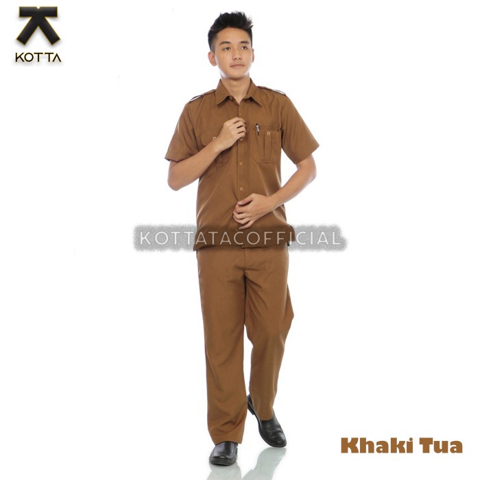 Seragam Pns Khaki Tua Pria - Seragam Pemda