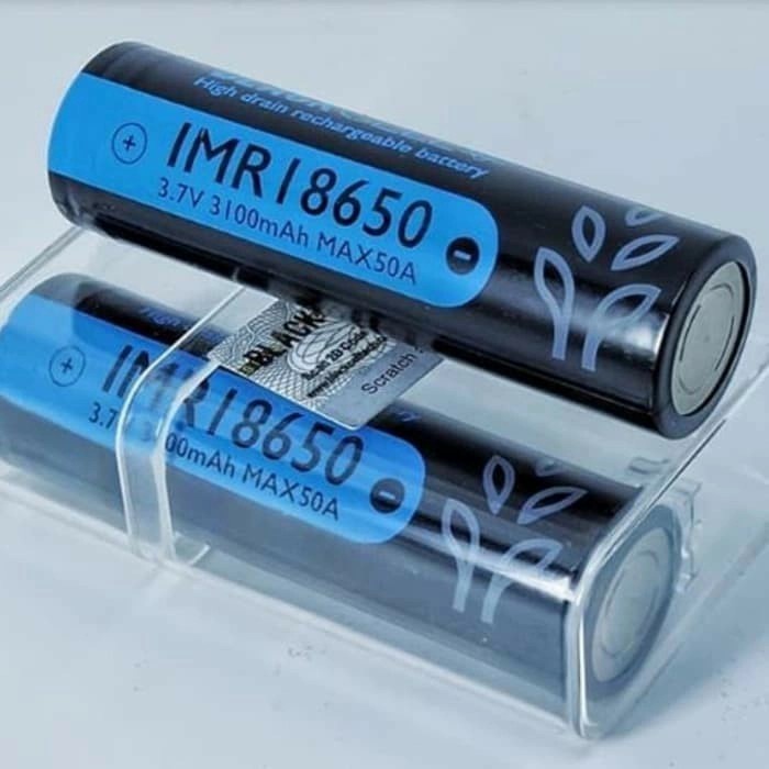 BATTERY BLACKCELL 18650 3100MAH 50A AUTHENTIC BATRE BLACK CELL 18650 KODE 1382