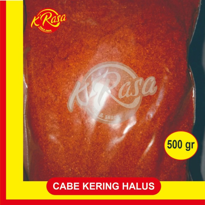 

cabe bubuk halus 500 gr. super pedass