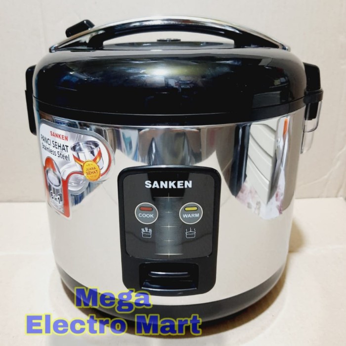 OM SANKEN 1.8L 6IN1 FUNGSI RICE COOKER SANKEN STAINLESS