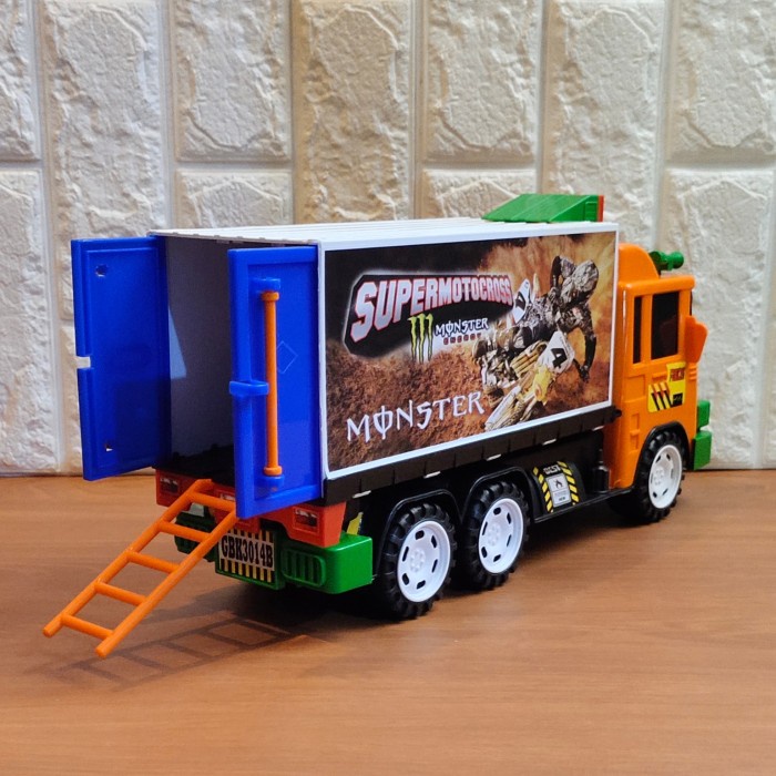 Mainan Truk Kontainer Sponsor Truk Muatan Edukatif
