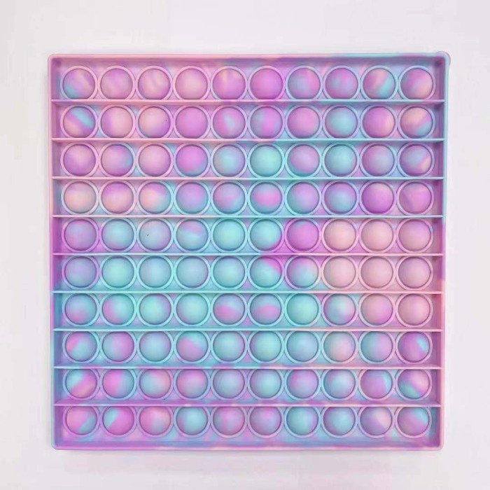 JUMBO SIZE pop it tie dye 20 cm fidget toy pop its BIG mainan anak