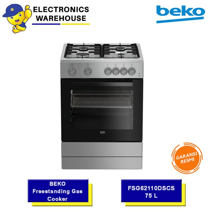 Beko Freestanding Cooker FSG62110DSCS 75cm - Beko FSG 62110 DSCS