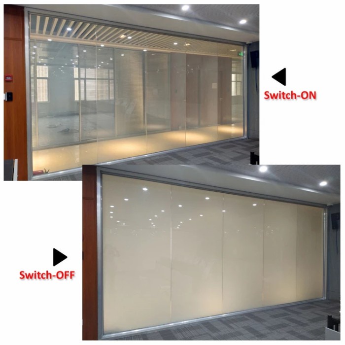 Smart Film Pdlc Untuk Smart Glass Lembaran Per Setengah Meter Persegi