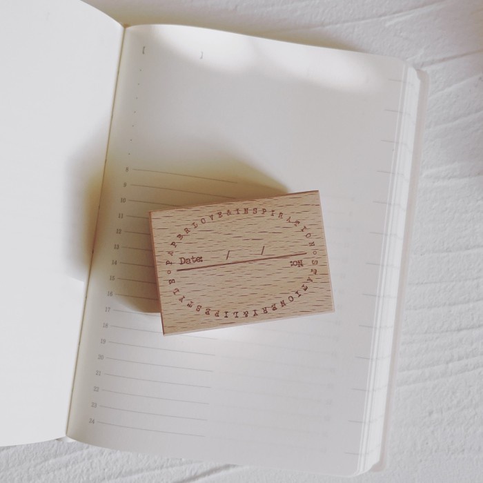 

Penny.fei Stationery & Lifestyle Oval Rubber Stamp