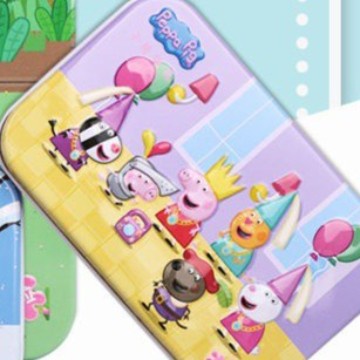 

HOT SALE! Iron box wooden Puzzle Peppa Pig-22