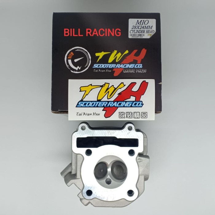 TERMURAH - CYLINDER HEAD TWH RACING MIO SOUL FINO NOUVO 28-24 MM