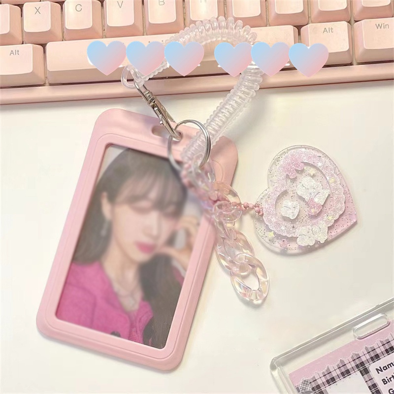 

Korean Photo Card Holder Photo Display Holder School Student ID Bus Card Protective ABS Slide 3 Inch