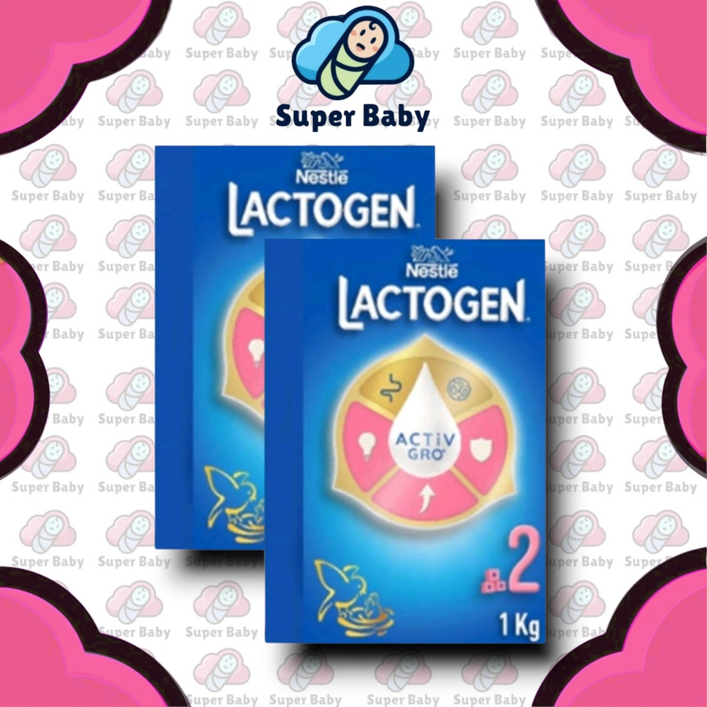 SUSU BAYI LACTOGEN 2 USIA 6-12 BULAN 735gr 1kg