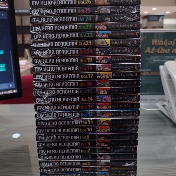 Komik My Hero Academia set vol 1-26 segel ori