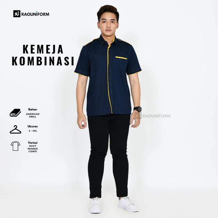 Baju Seragam Pria dan Wanita/Kemeja Lengan Pendek Pria/Seragam Lengan Panjang Wanita/Baju Kerja