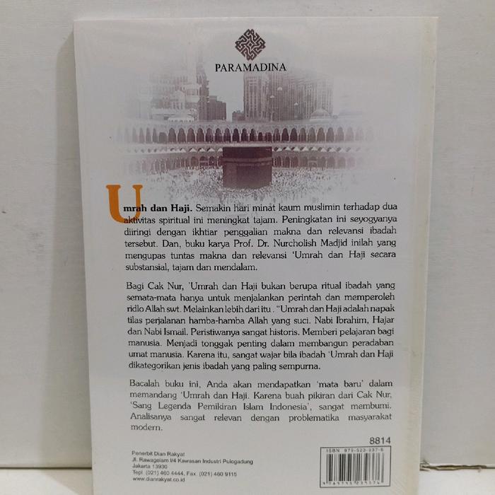 

Buku Perjalanan Religius Umrah Dan Haji By Nurcholish Madjid