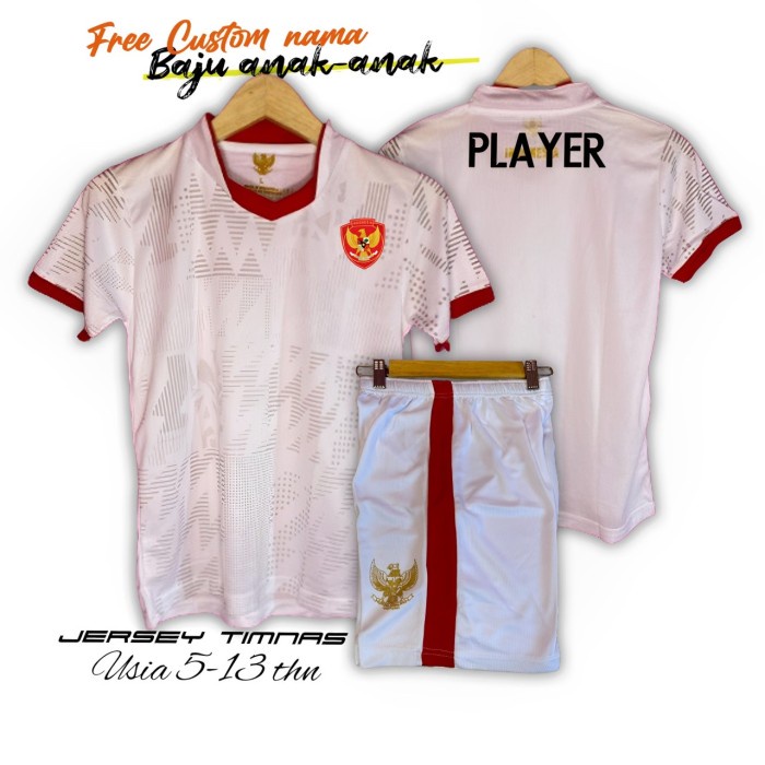 Baju Futsal Anak / Kaos Bola Anak Custom Nama