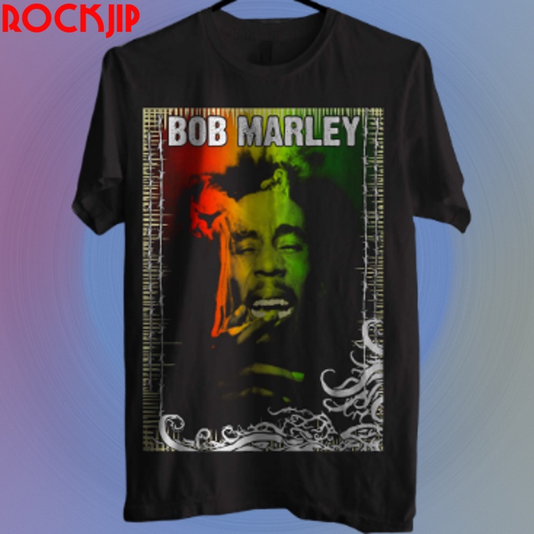 Custom Kaos Baju Distro Musik Band Rock Punk Indie Metal Pria Wanita Original Second Bob Marley Terd