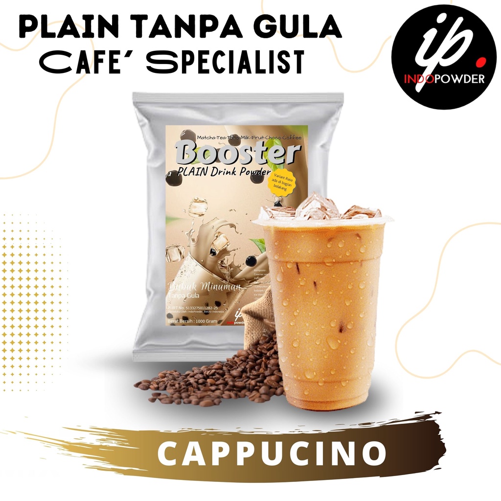 

IP Bogor - Bubuk Minuman Plain Tanpa Gula Rasa CAPPUCINO 1Kg Untuk Cafe, Waralaba dan Resto