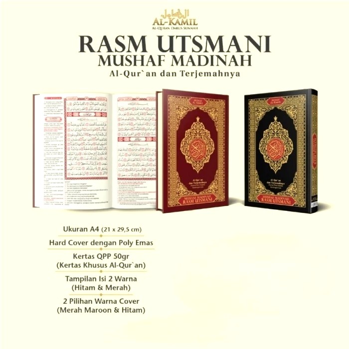 

Ready Al-Quran Utsmani Madinah Al-Kamil Alquran Mushaf Terjemah Alkamil