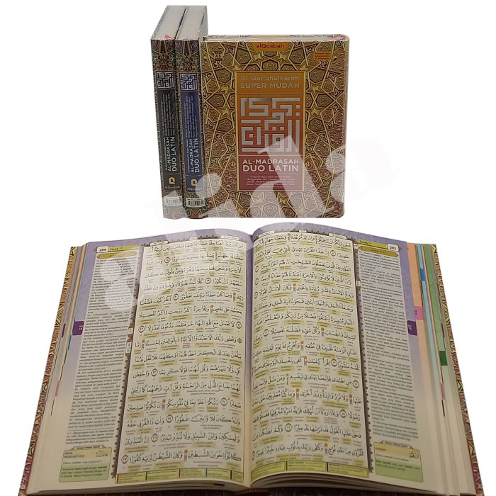 

Ready Alquran Tajwid Perkata Latin Al-Madrasah Duo Latin Uk A5 Almadrasah
