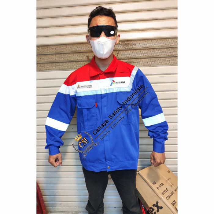 BAJU NOMEX IIIA 3A PERTAMINA ORIGINAL SAFETY NOMEX
