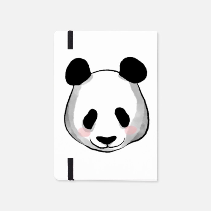

Soft Cover Notebook Mimi the Panda