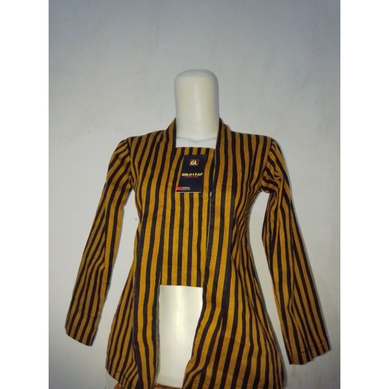 kebaya lurik jadul/kutubaru wanita/baju adat wanita/baju jadul wanita