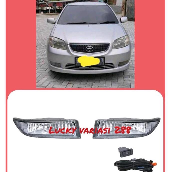Paling Baik Foglamp Vios Lampu Kabut Vios Limo 2003 2004 2005 Vios Gen 1 Car